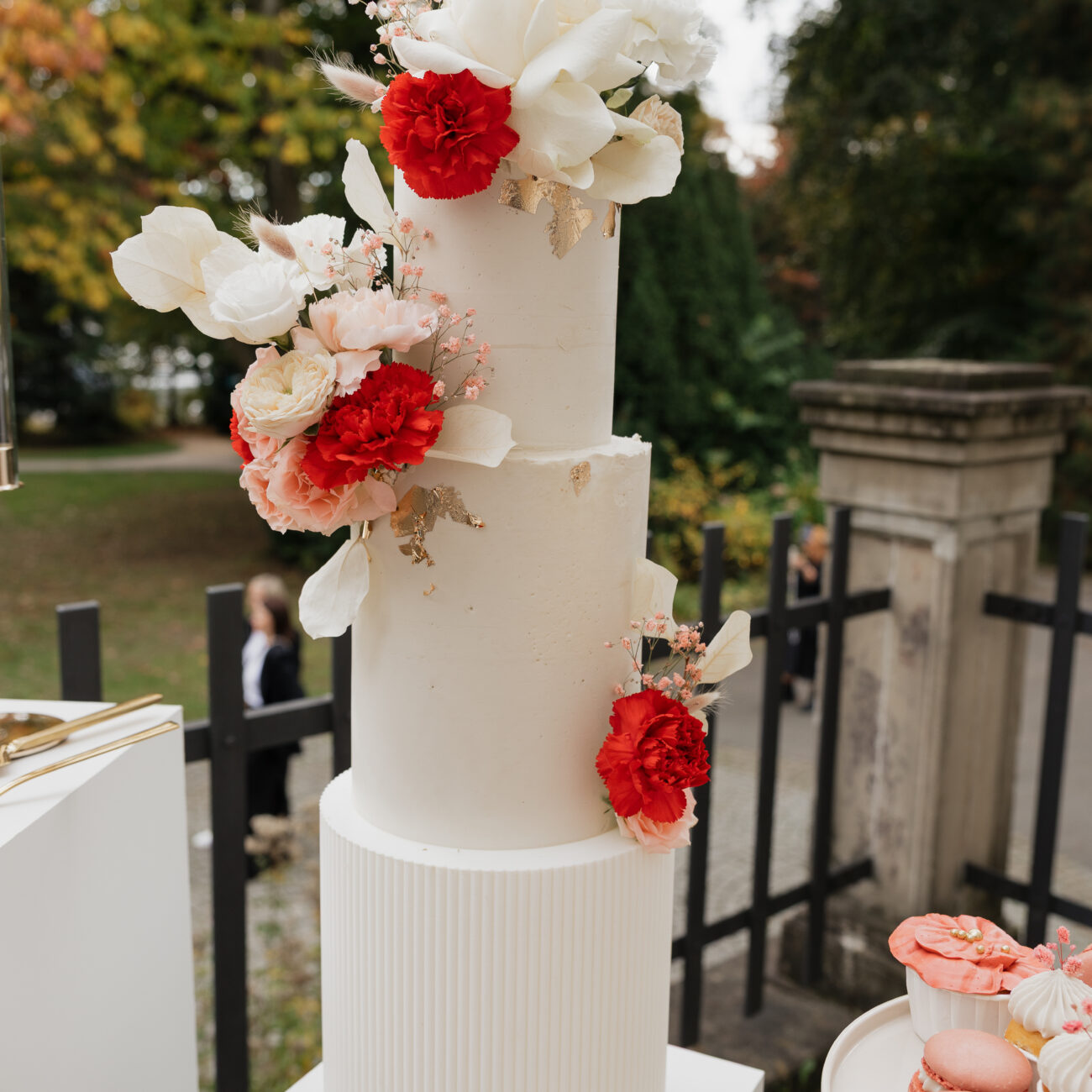 Desserttisch bei einer stilvollen Hochzeit in Witten, Hochzeitsplanung NRW